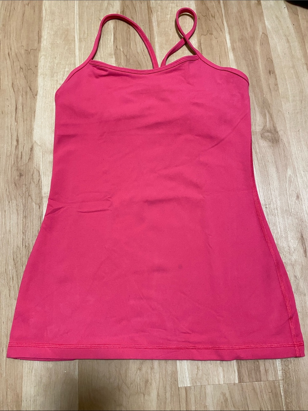 lululemon pink Power Y tank 6
